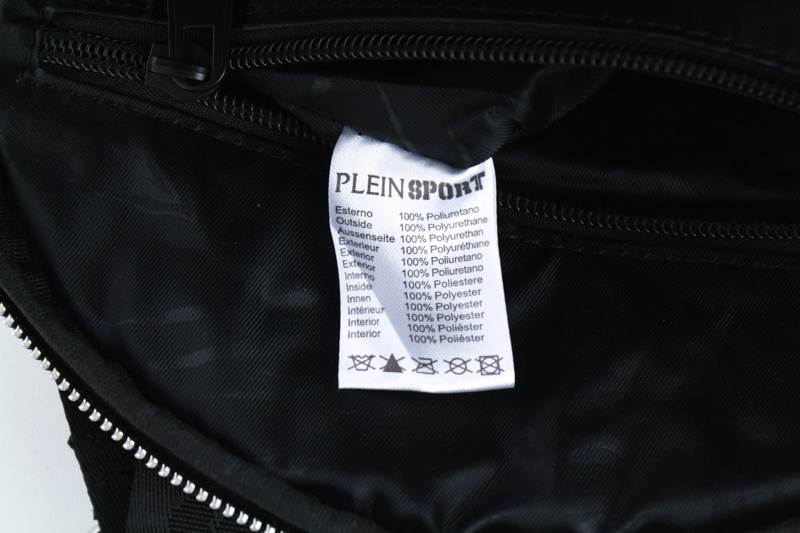 PLEIN SPORT Lindsey Women Bag OS Black Backpack Two Handles Lined Pockets
