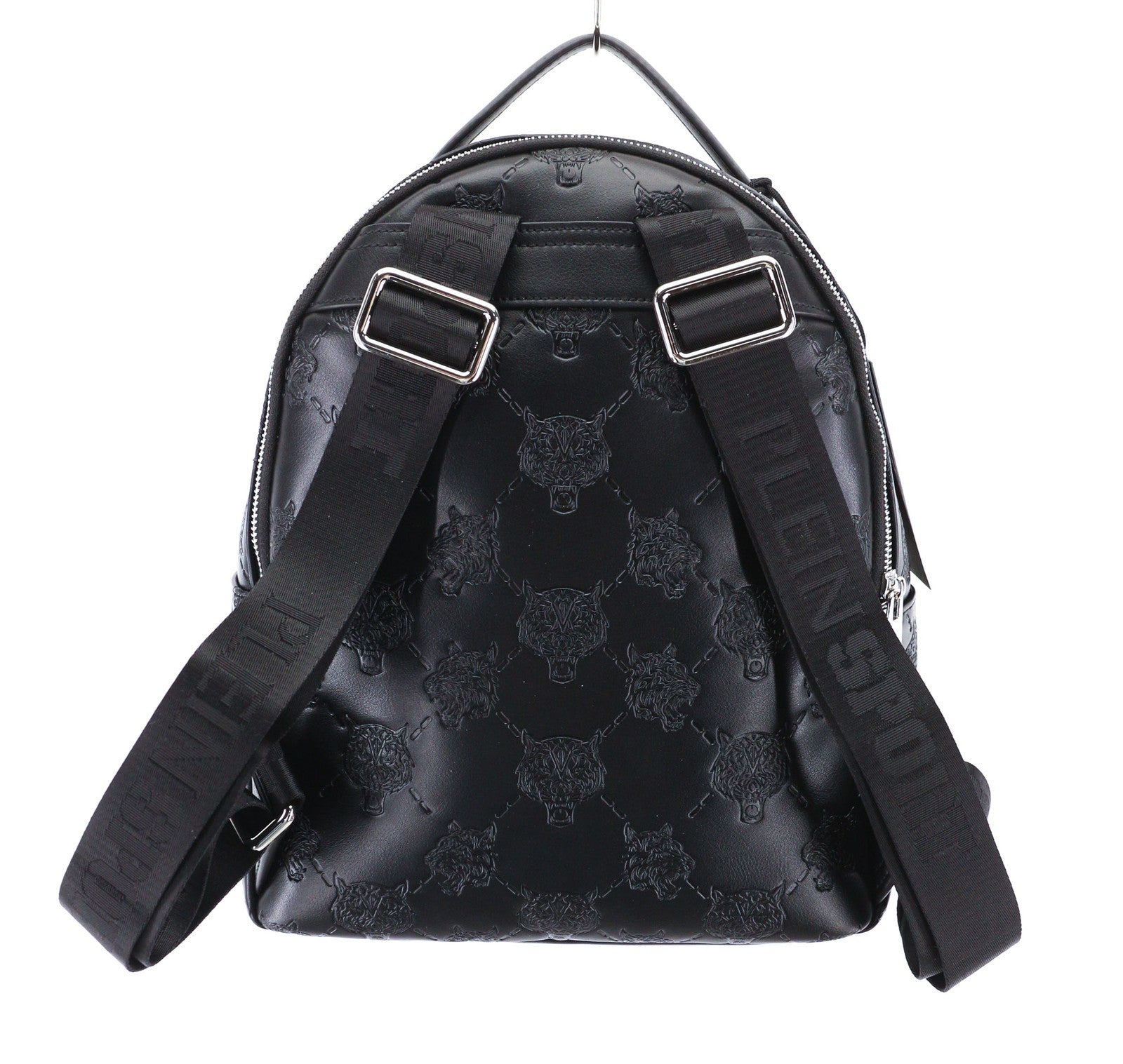 PLEIN SPORT Lindsey Women Bag OS Black Backpack Two Handles Lined Pockets