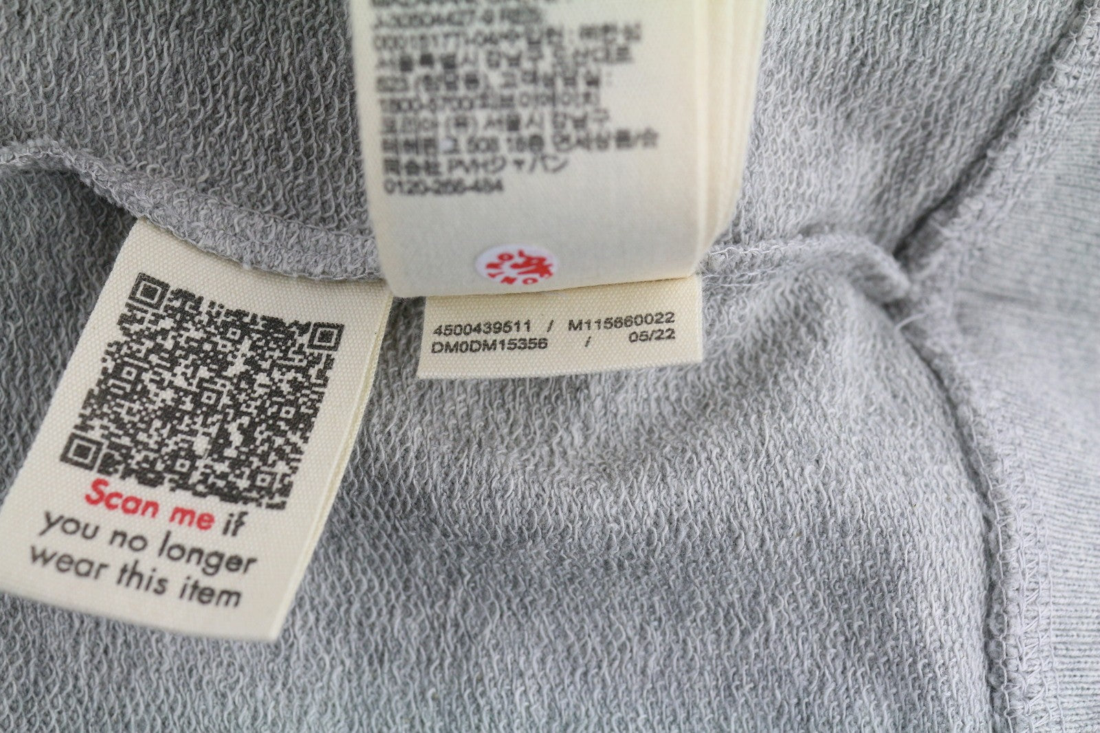 Tommy Jeans Rlxd Basketball Men Hoodie XL Melange Grey Kangaroo Logo Pull On