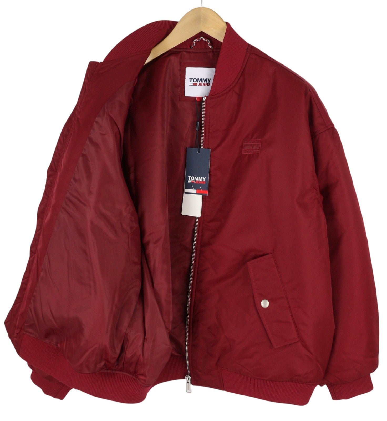 Tommy Jeans Tjm Ovz Tonal Appl Men Jacket L Oversized Padded Bomber RRP299