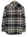 Black Cotton Button-Up