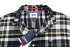Black Cotton Button-Up