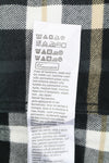 Black Cotton Button-Up