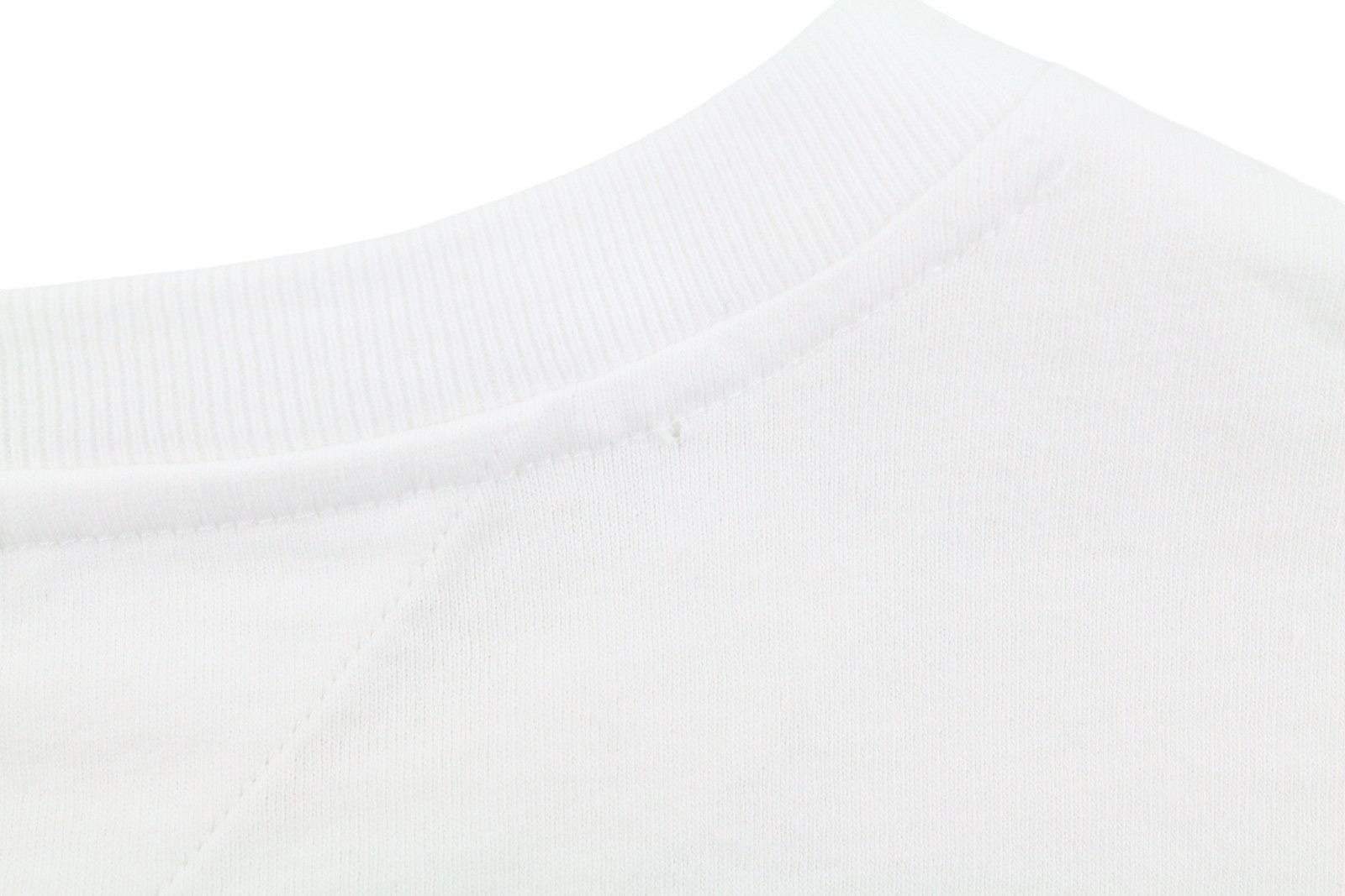 Tommy Jeans Men T-Shirt XL White Crew Neck Front Logo Tricot Short Sleeve
