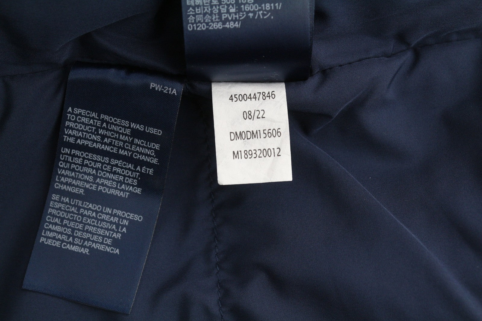 Tommy Jeans Men Waistcoat M Dark Blue Padded Patch Pockets V-Neck Vest
