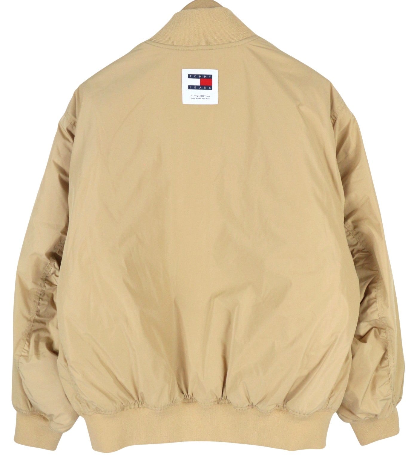 Tommy Jeans Classics Bomber Men Jacket XL Beige Padded Full Zip Bomber RR209