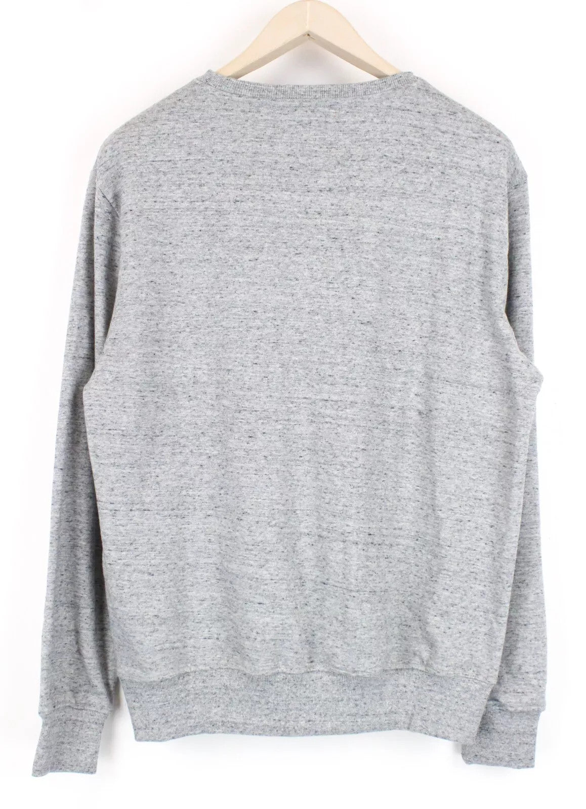 GOOD GENES Mata Hari Men Sweatshirt M Print Grey Melange Crew Neck Cotton Blend
