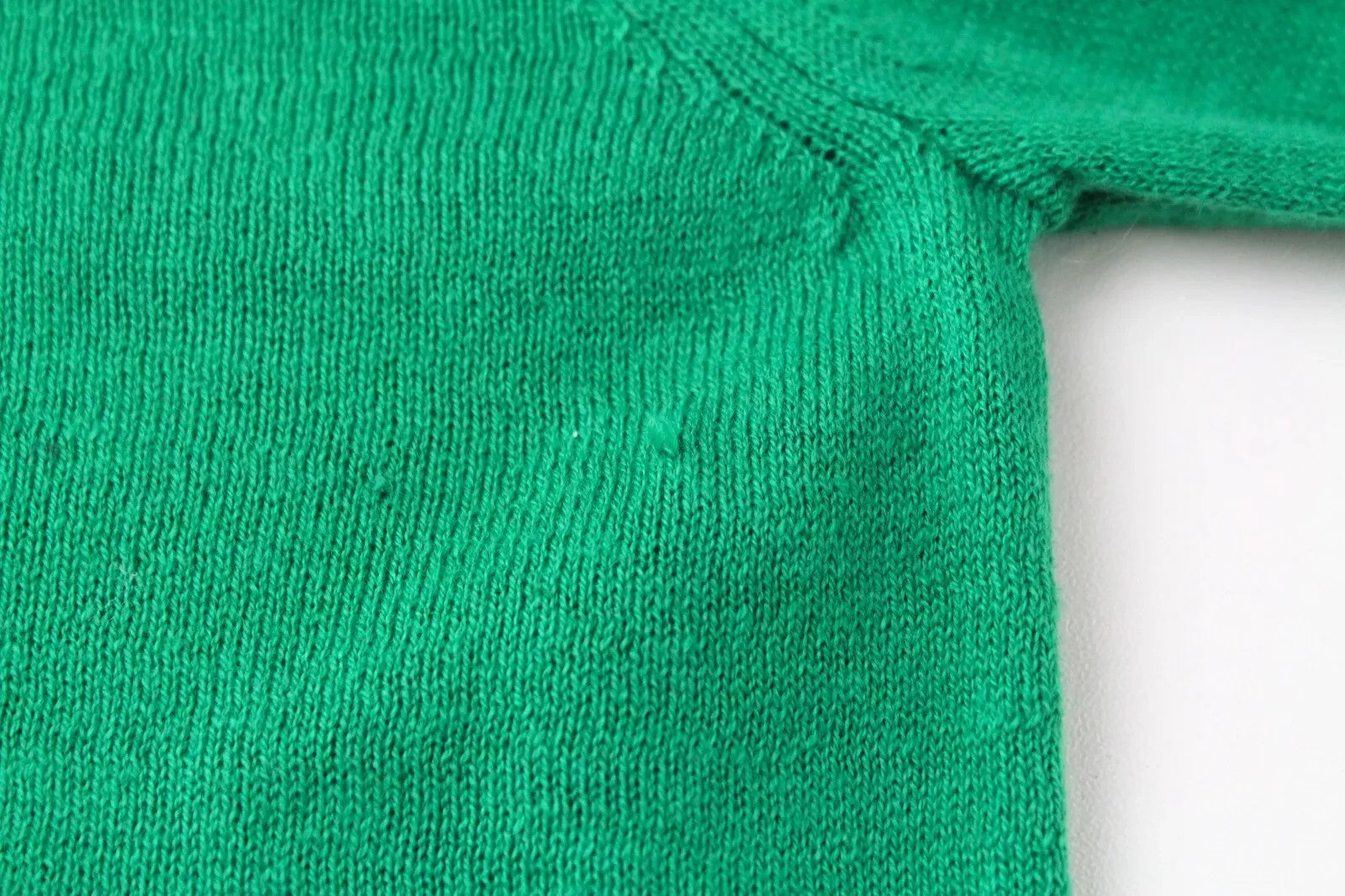 SCOTCH & SODA Men Jumper L Tight-Knit Sweater Green Wool Blend Embroidered