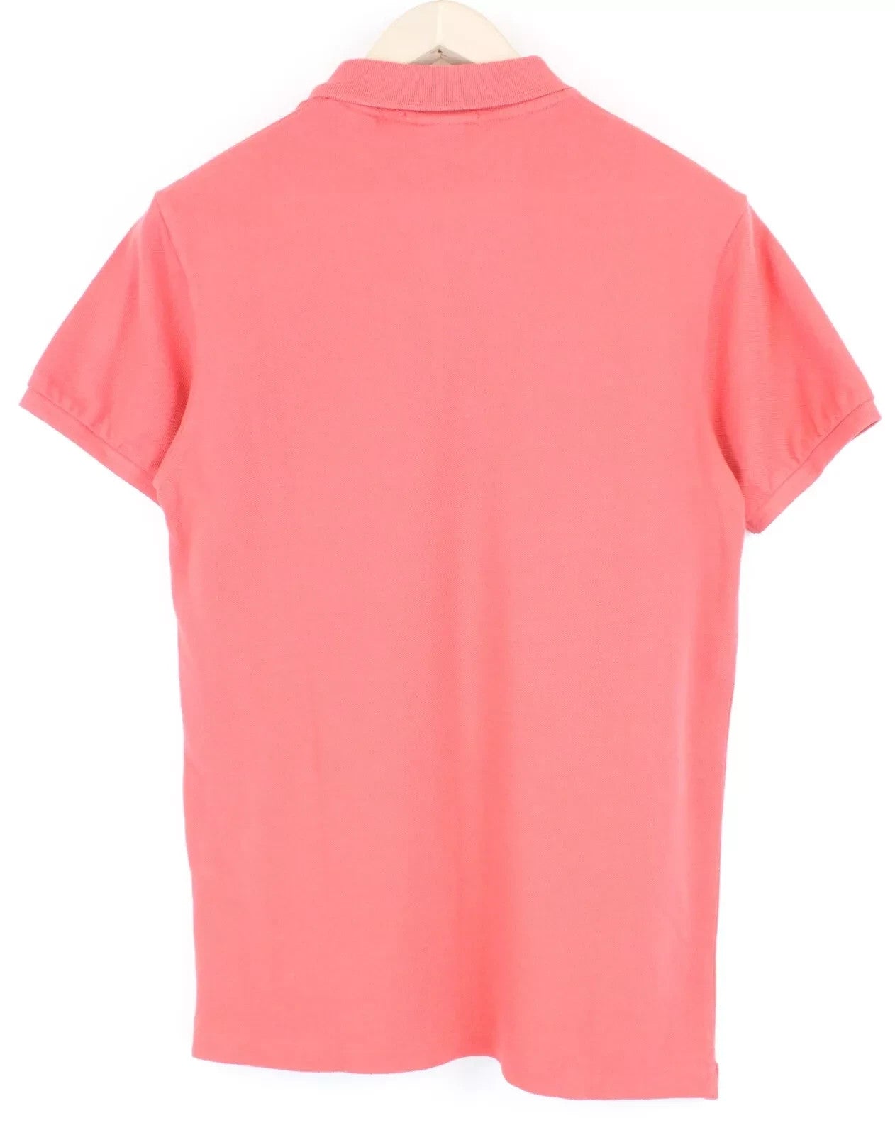 SCOTCH & SODA Men T-Shirt S Spread Collar Polo Style Pink Pocketed Short Sleeve