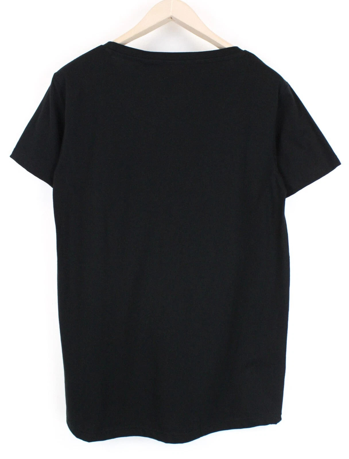 GOOD GENES Men T-Shirt L Rooster Printed Pure Cotton Black Logo Short Sleeve