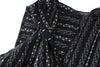 Black Twill Top