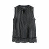 Black Twill Top