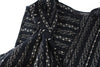 Black Twill Top