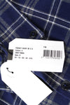 Blue Woven Button-Up