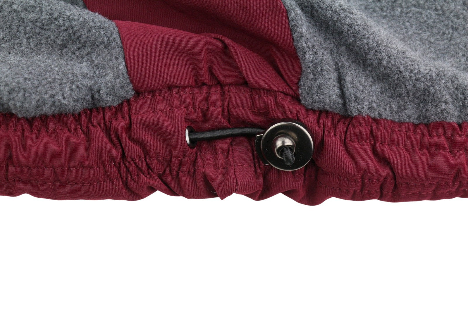 SUPERDRY Microfibre Tall Toggle Parka Women Jacket EU40 Burgundy Quilted Hood
