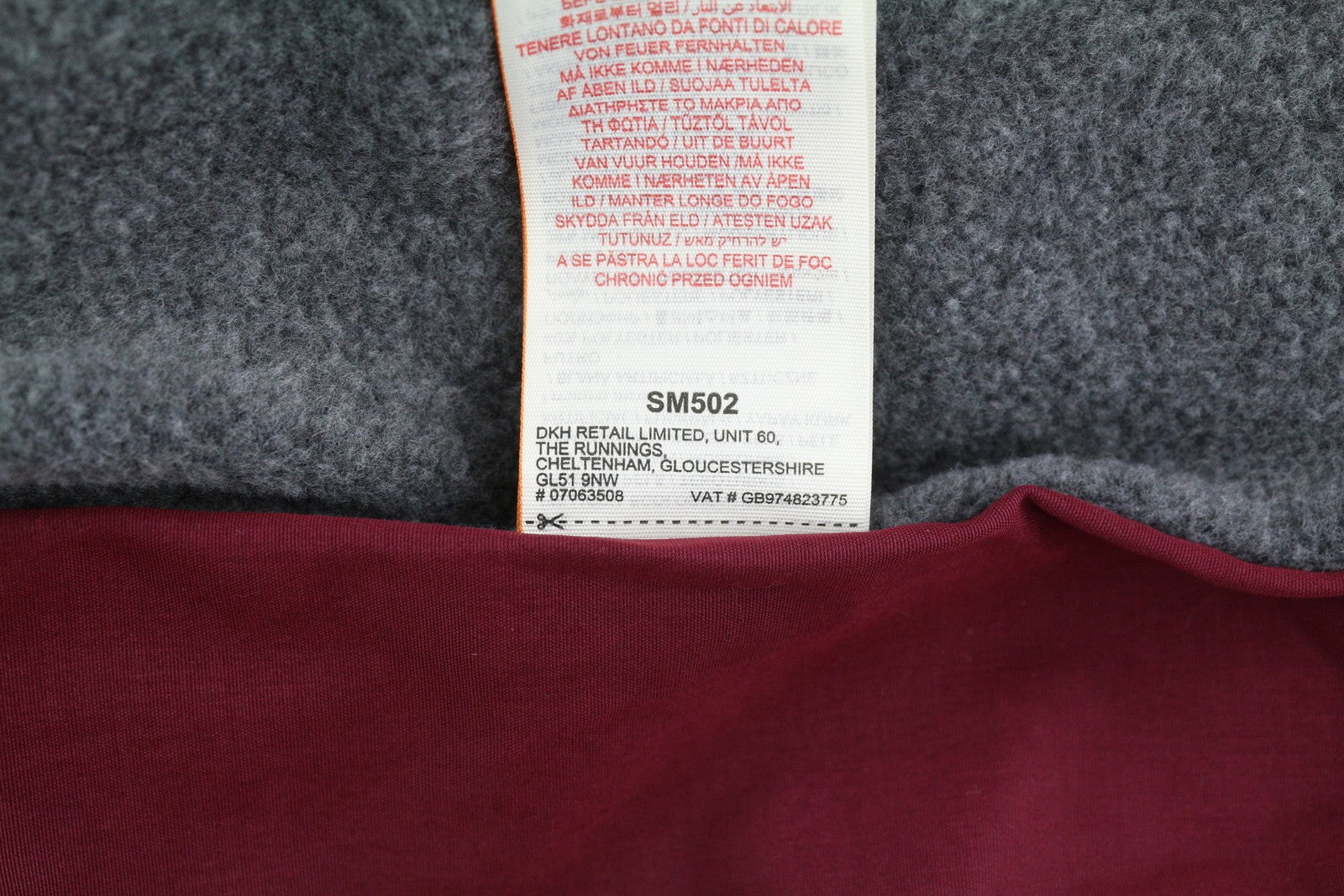 SUPERDRY Microfibre Tall Toggle Parka Women Jacket EU40 Burgundy Quilted Hood