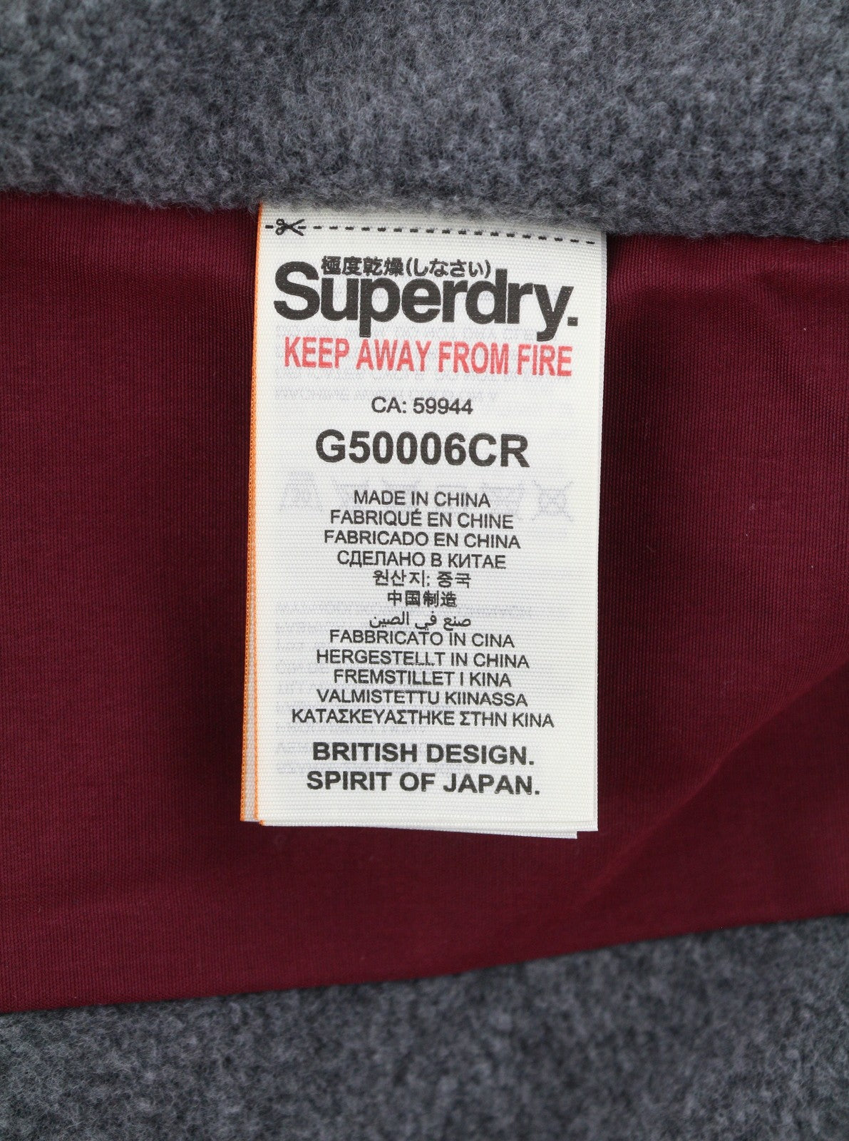 SUPERDRY Microfibre Tall Toggle Parka Women Jacket EU40 Burgundy Quilted Hood