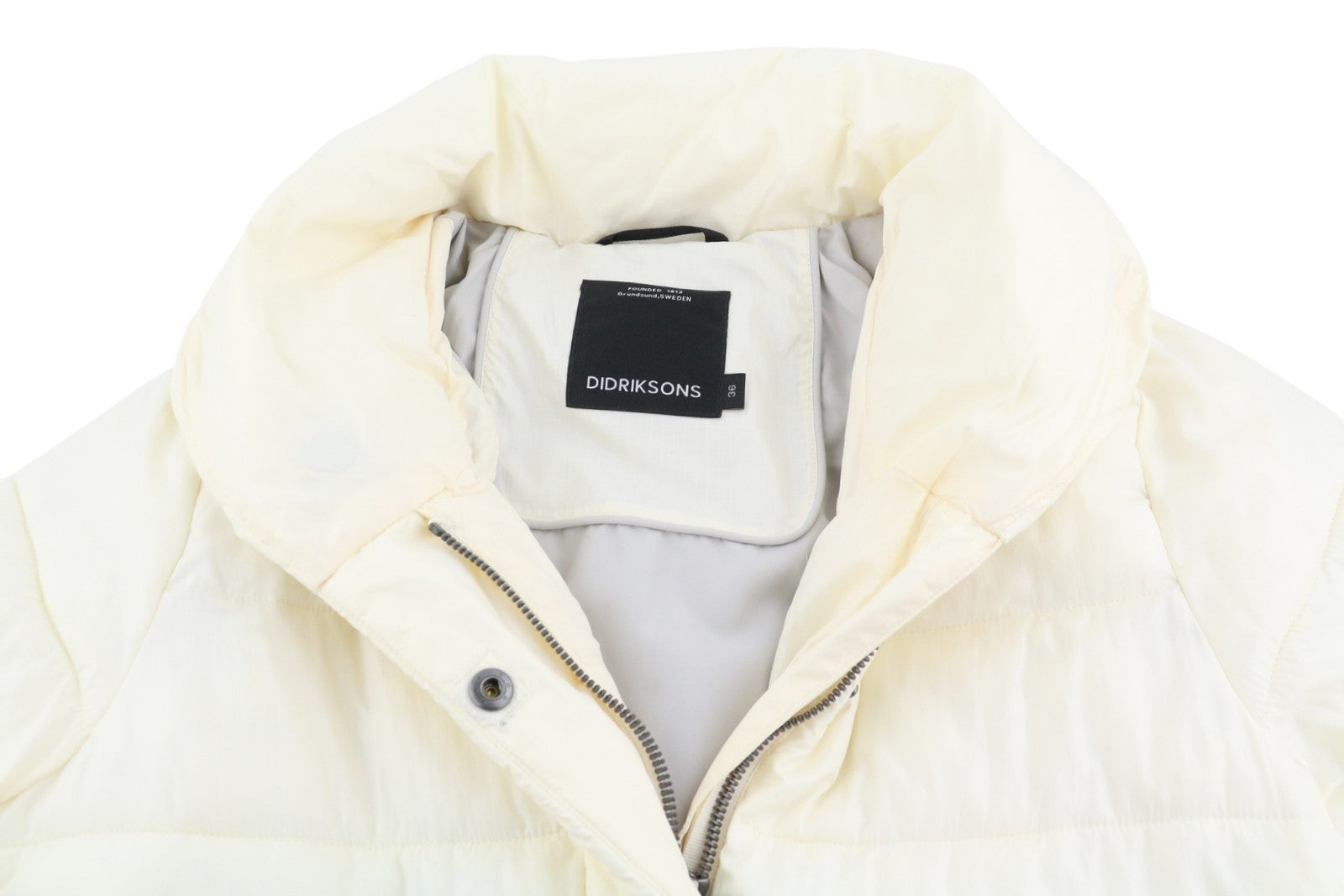 DIDRIKSONS Amela Women Jacket EU36 Ivory 3M Thinsulate Water Repel Padded