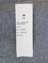Jacket Denim Marbled Zip Hoodie