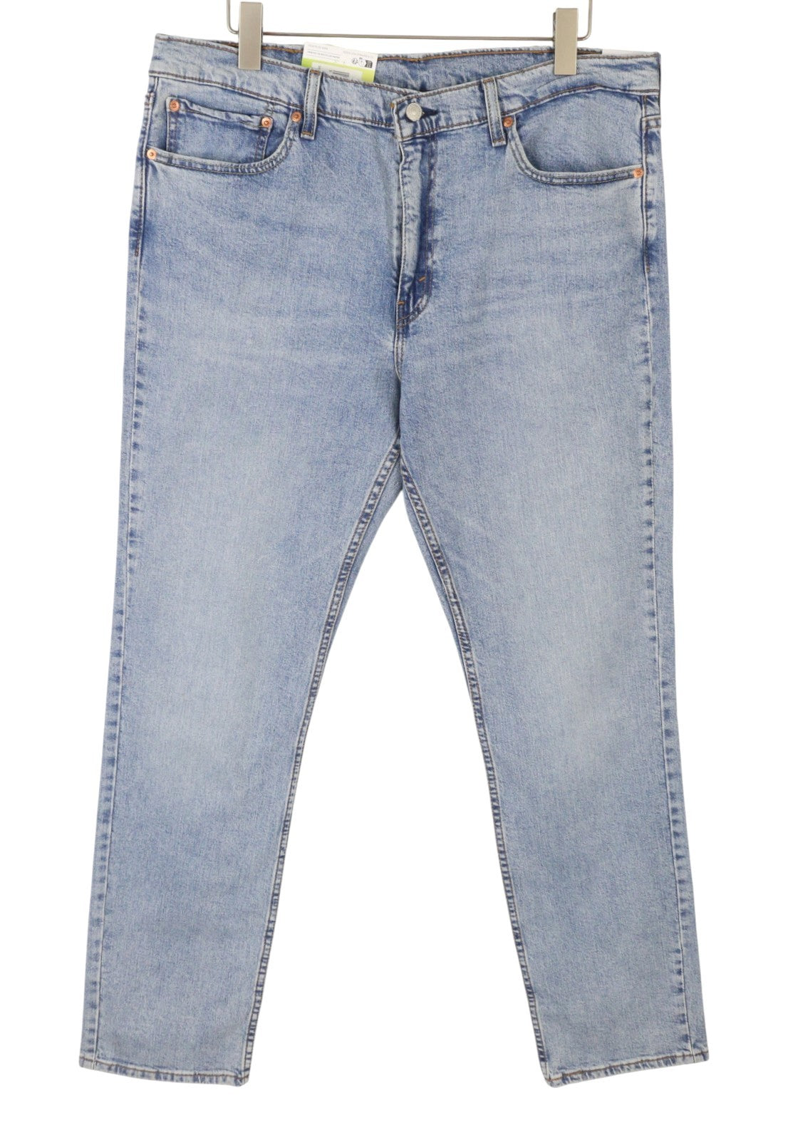 LEVI'S 511 Slim Men Jeans W38/L34 Blue Whiskers Faded Stretch Extensible Flex