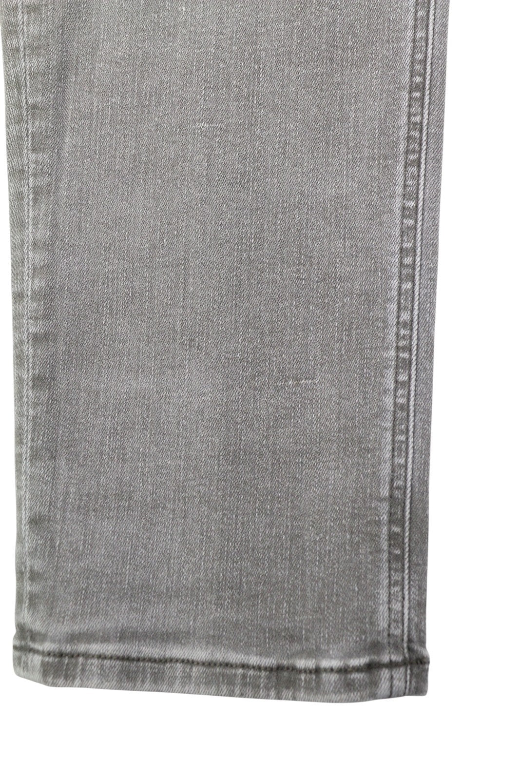 DIESEL Troxer R7Q60 Men Jeans W38/L32 Grey Whiskers Faded Slim Skinny Stretch