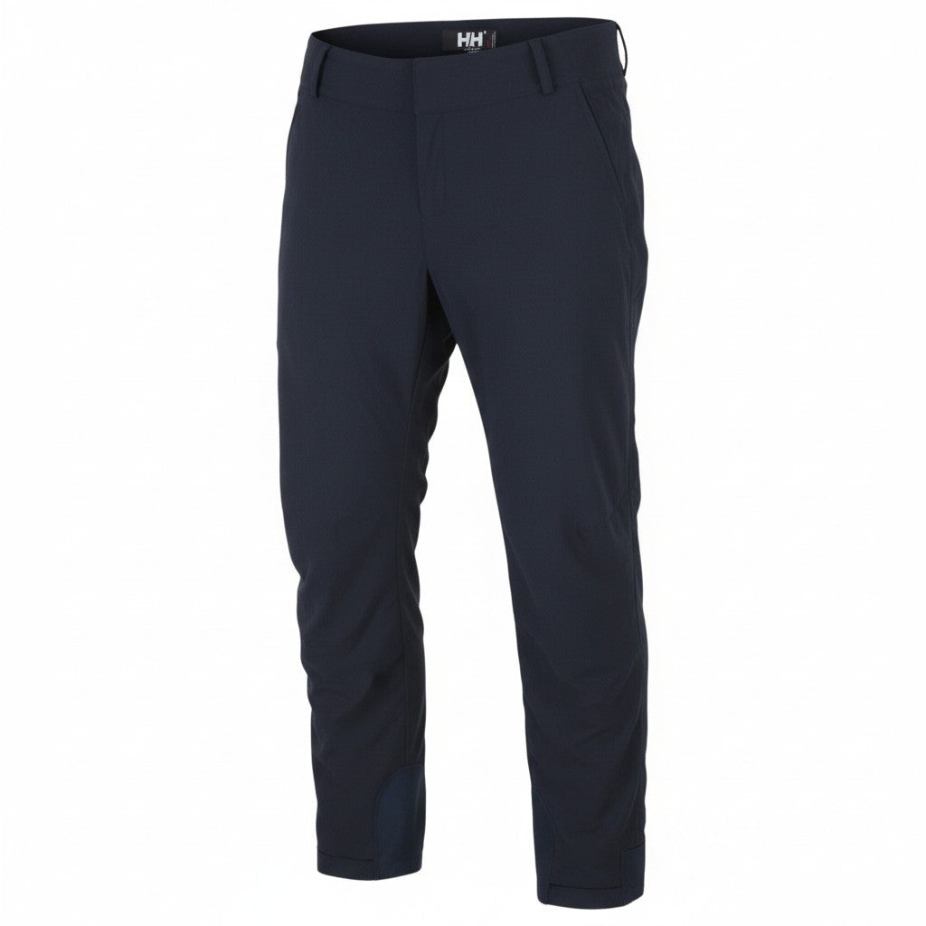 HELLY HANSEN Men Trousers W34 Dakr Blue Trekking Slim Fit Zip Fly