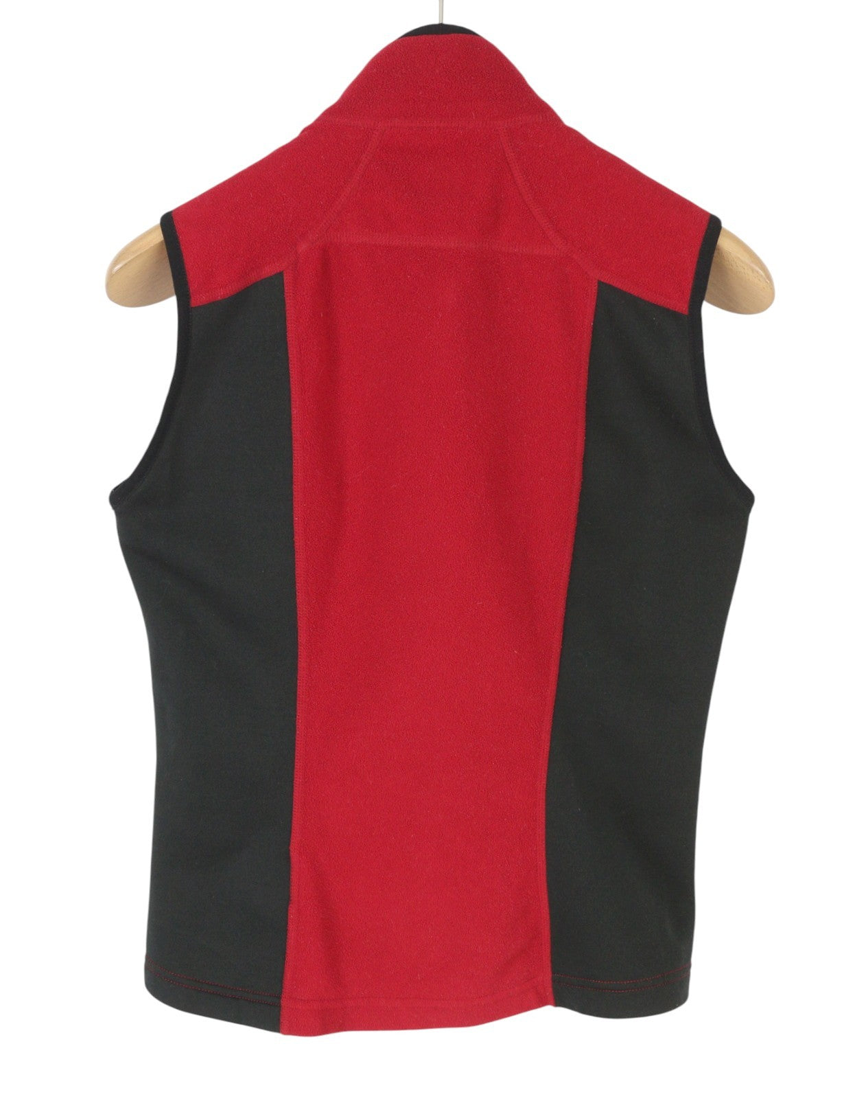 HAGLOFS Women Waistcoat EU38 M Red Polartec Fleece High Full Zip Lightweight