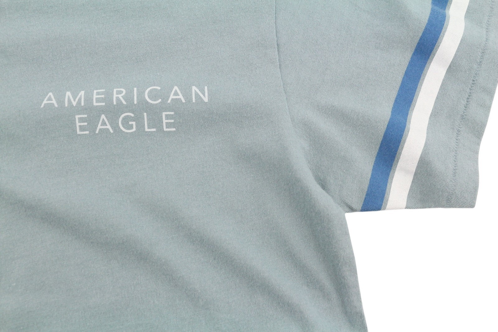 AMERICAN EAGLE OUTFITTERS Women T-Shirt XS Blue Oversized Tricot Short Sleeved