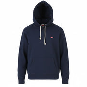 LEVI'S Standard Fit Men Hoodie M Dark Blue Cotton Kangaroo Pocket Pull On