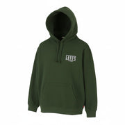 LEVI'S Relaxed Fit Men Hoodie S Dark Green Embroidered Logo Pull On