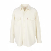 LEVI'S Relaxed Men Shirt 2XL Beige Hemp Blend Western Button-Up