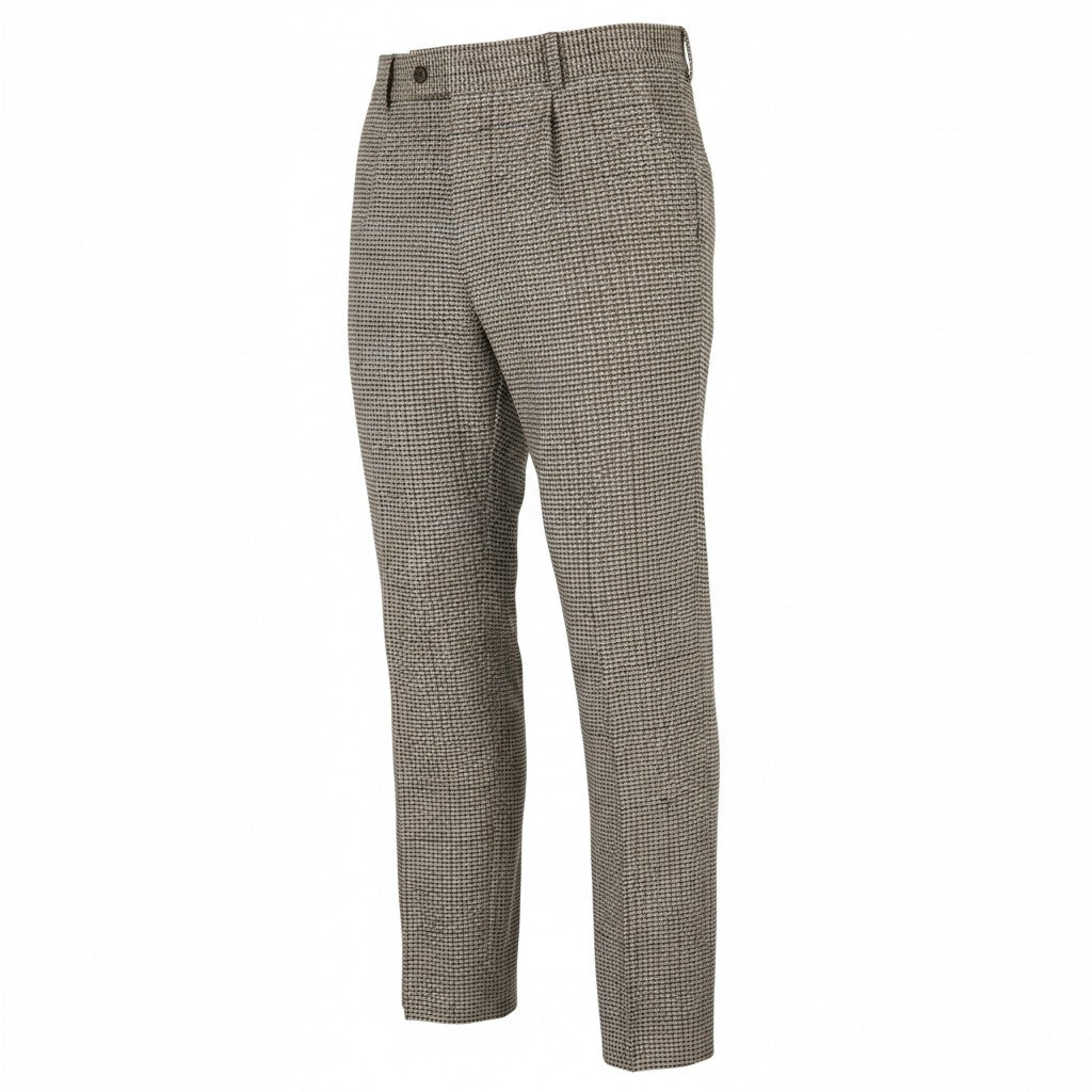 GANT Men Trousers EU50 Wool Harrington Colourful Pleated Slim Fit