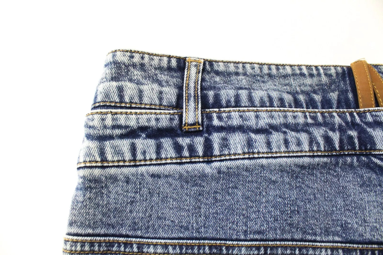 DESIGUAL Coll Men Jeans W30 Slim Fit Washed Blue Cotton Stretch Denim Zipped