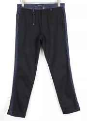 REPLAY Atelier Men Jeans W31/L30 Slim Fit Black Blue Slit Pocket Casual Denim