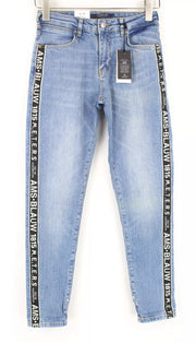 SCOTCH & SODA Petit Ami Women Jeans W24/L30 Slim Boyfriend Blue Wash Stretch