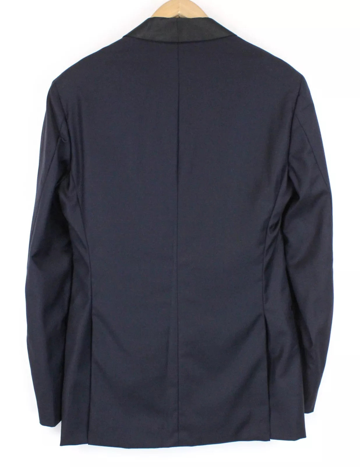 SUITSUPPLY Lazio Men Suit UK34 Tux Pure Wool Navy Lined Single-Breasted 2 Piece