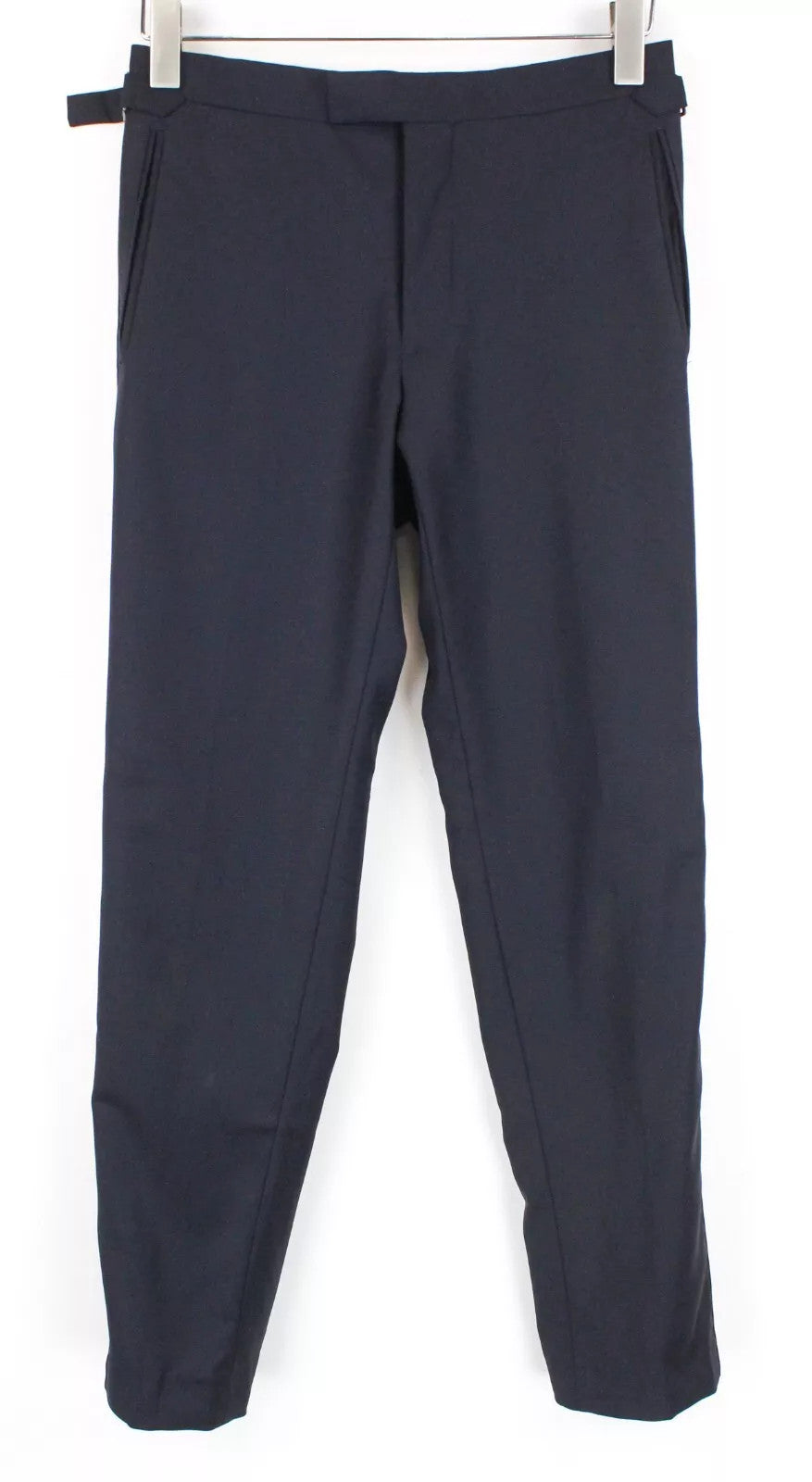 SUITSUPPLY Lazio Men Suit UK34 Tux Pure Wool Navy Lined Single-Breasted 2 Piece
