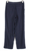 Navy Polyester Trousers
