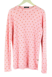 SCOTCH & SODA Ams Couture Men Sweatshirt M Pink Paisley Pattern Long Sleeved