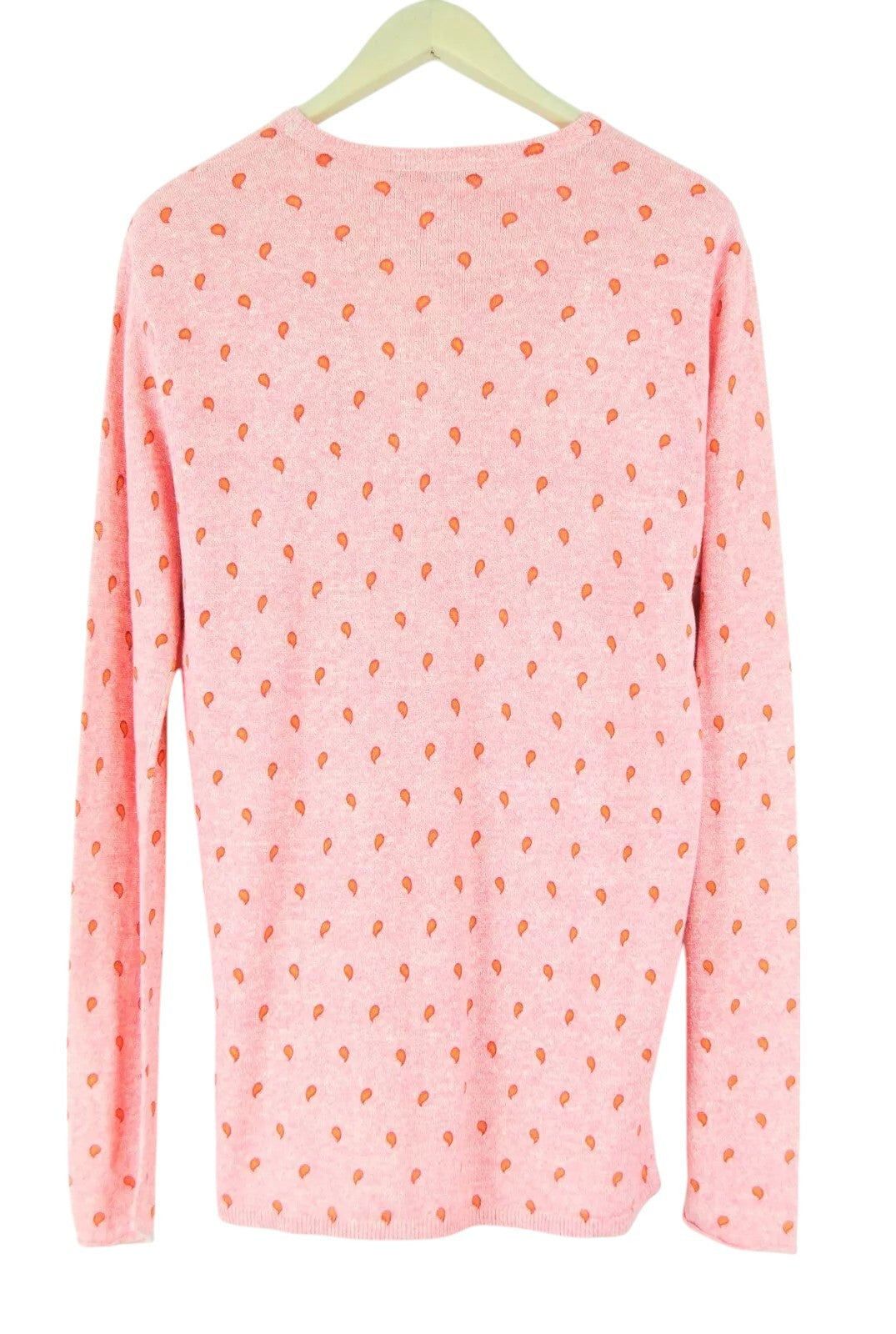 SCOTCH & SODA Ams Couture Men Sweatshirt M Pink Paisley Pattern Long Sleeved