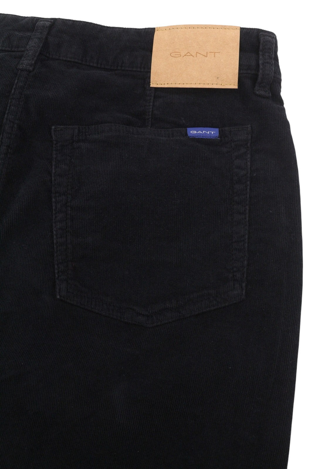 GANT Cord Women Skirt EU40 Black Knee-Length Pencil Slim Tapered Fit