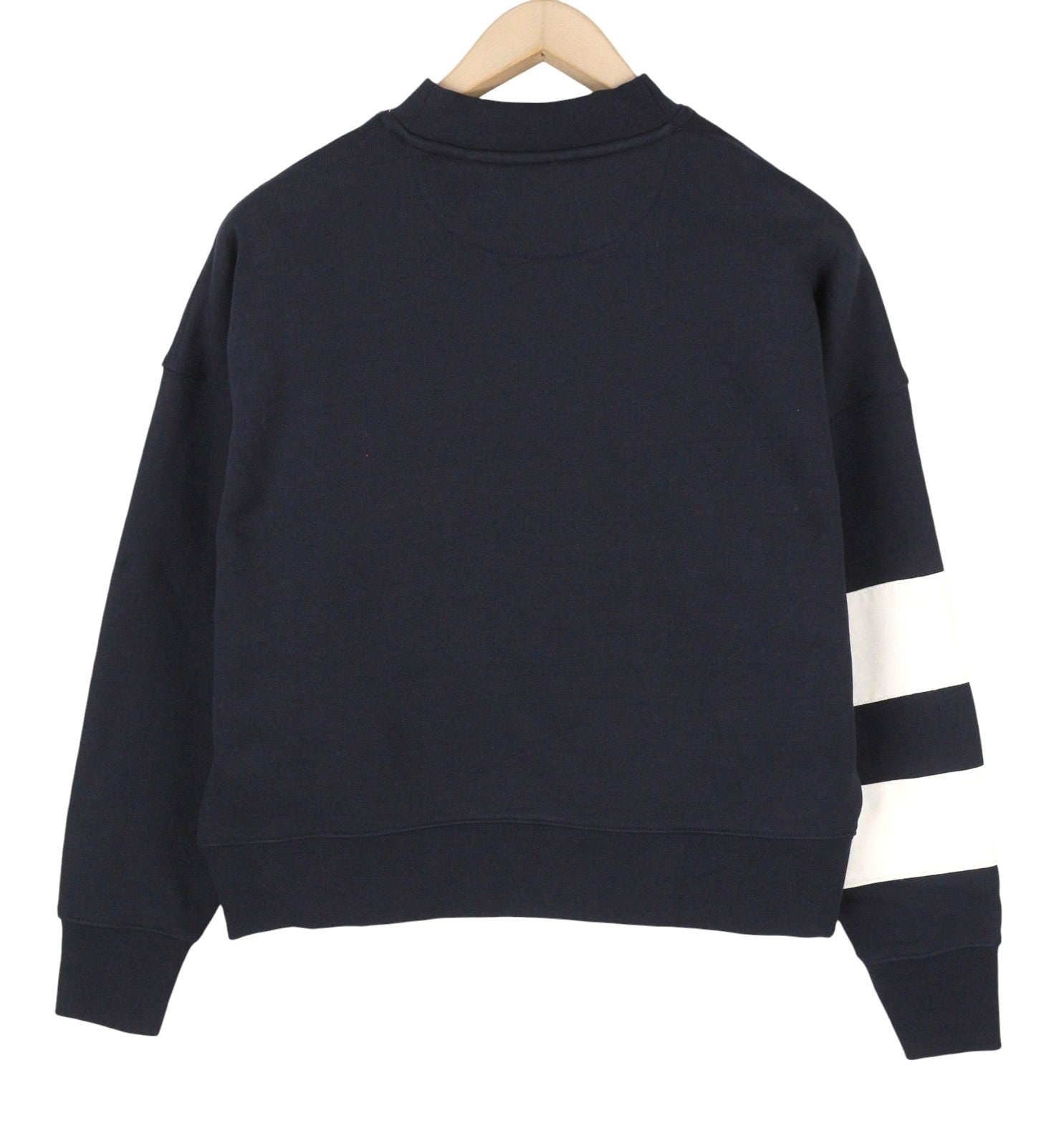 GANT Retro Logo Block C-Neck Women Sweatshirt S Blue Oversized Pullover