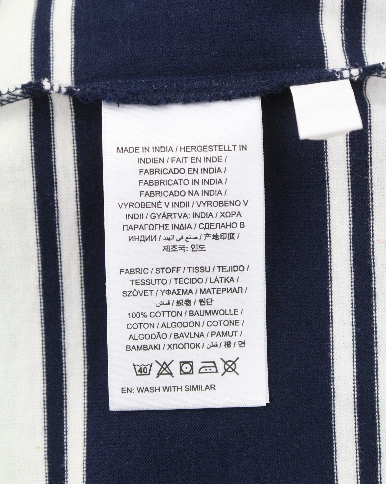 GANT Striped Heavy Rugger Women Dress M Blue Knee-Length Straight Fit