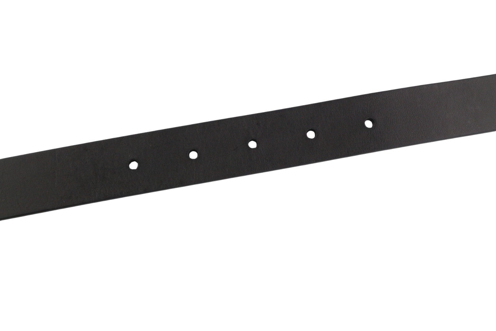 GANT Women Belt 85 CM Black Leather Silver Buckle Casual Classic
