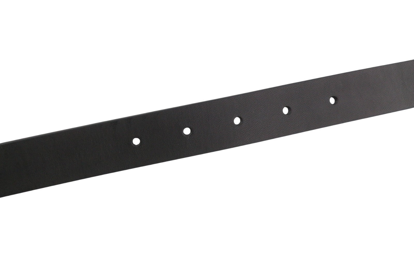 GANT Women Belt 90 CM Black Leather Silver Buckle Casual Classic