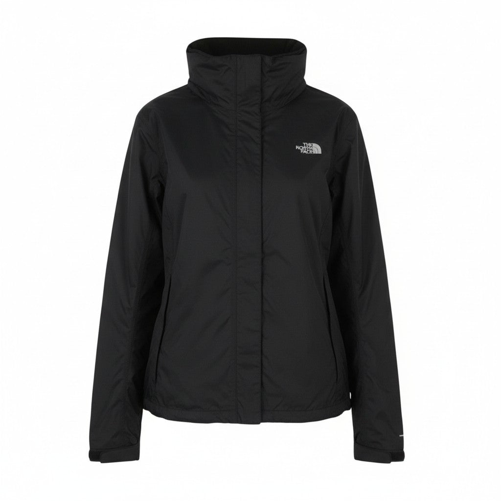 THE NORTH FACE Resolve Women Jacket XL Black DryVent Hidden Hood Light