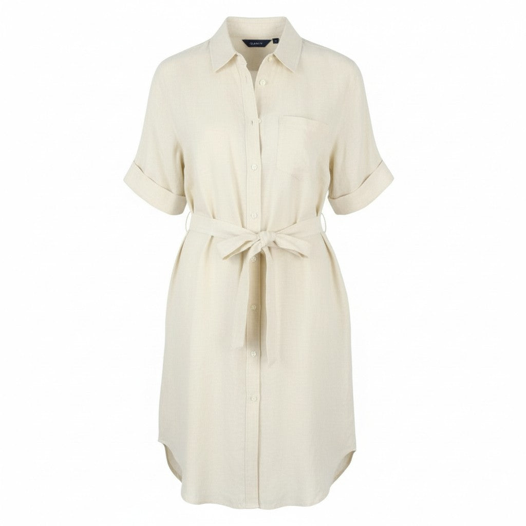 Leinenkleid Chambray-Hemd