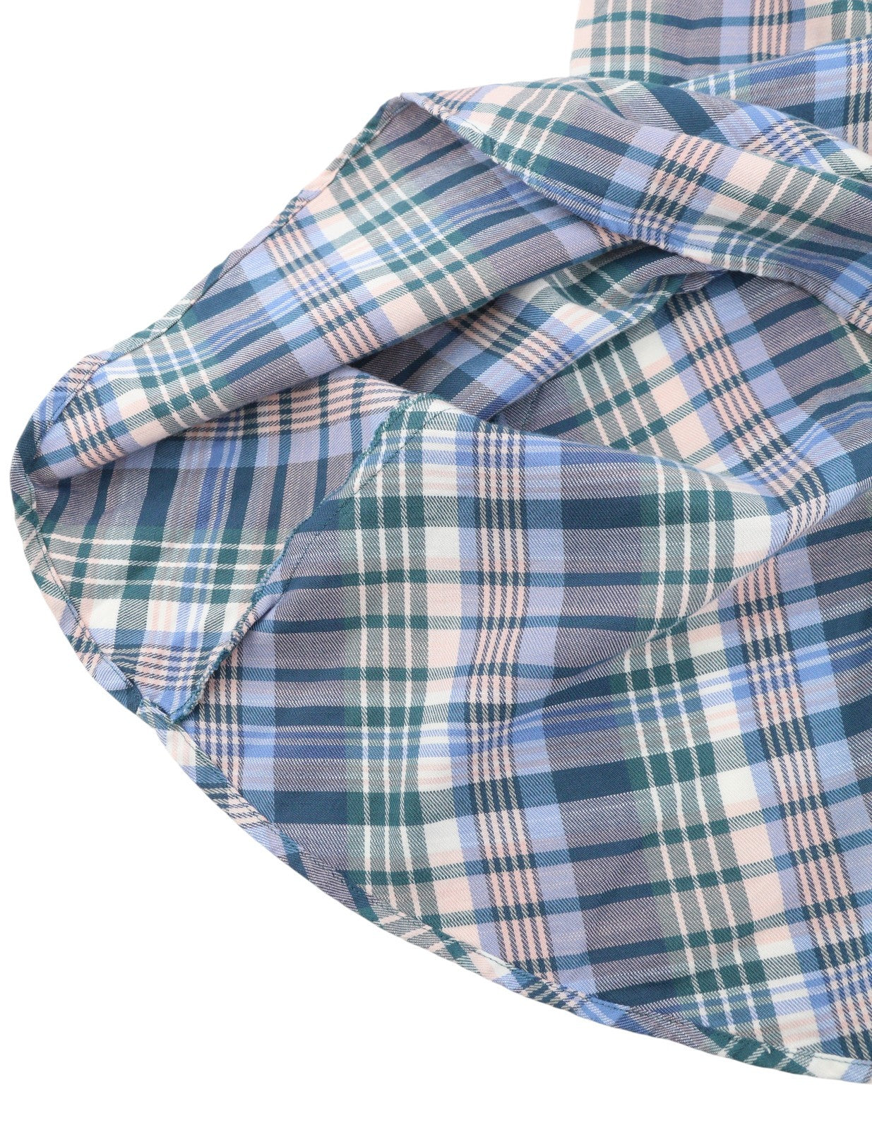 GANT Faded Winter Twill Check Women Dress EU40 Pink Straight Knee-Length