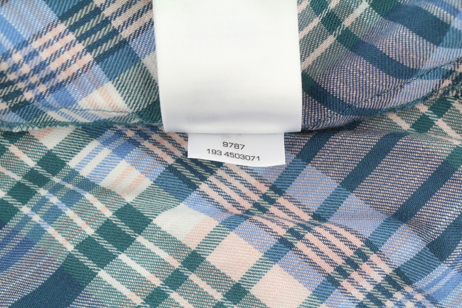 GANT Faded Winter Twill Check Women Dress EU42 Pink Straight Knee-Length