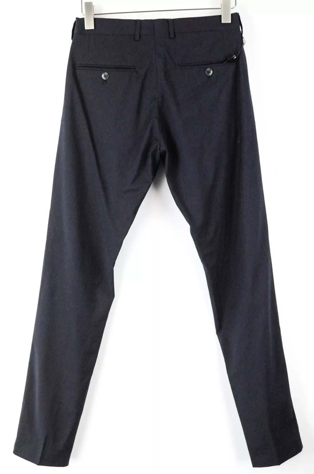 ANTONY MORATO Bonnie Men Trousers UK30 Navy Slim Fit Pleated Formal Wool Blend